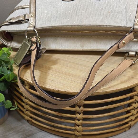 Coach Julia Op Art “C” Shoulder Bag and Wallet - Picture 10 of 16